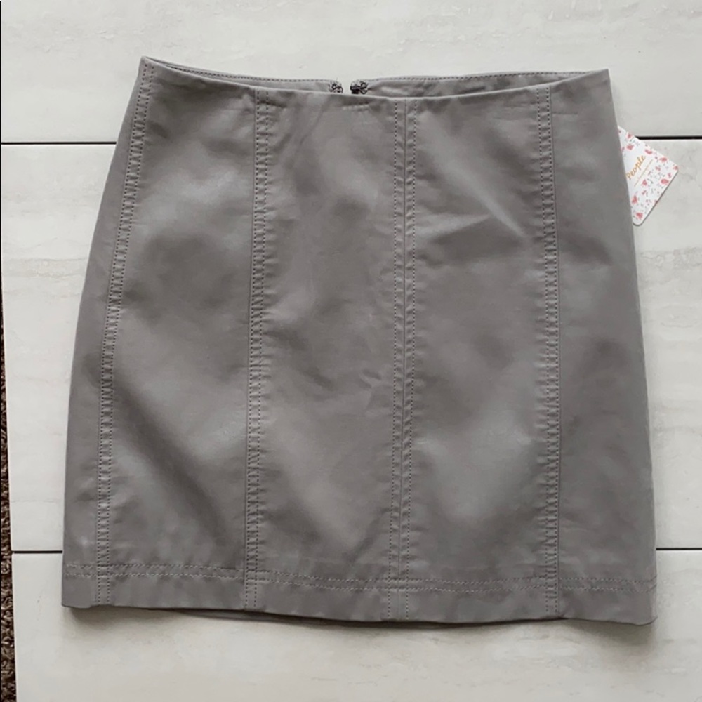 Free People Women's Modern Femme Vegan Mini Skirt